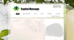 Desktop Screenshot of capital-massage.com